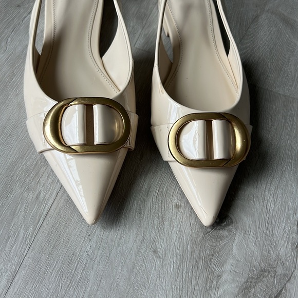 Mango Patent Sling Back Shoes - Picture 7 of 7